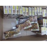 24 Boxed Airfix plastic model kits in various states from complete and unbuilt to empty boxes,