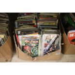 Collection of Comics and Magazines including Mad Magazines, Stringray and Thunderbird Comics and a