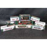 Nine boxed Eddie Stobart diecast models to include Corgi x 3 and Atlas x 6, all vg