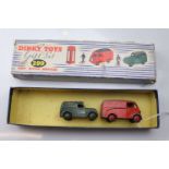 Boxed Dinky Supertoys Gift Set 299 Post Services Services with play worn 260 Royal Mail Van &61