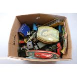 A collection of approx 50 playworn diecast models, Dinky, Corgi etc, circa 1950s - 1970s. Sold