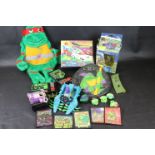 Collection of original Teenage Mutant Ninja Turtles toys and collectables to include boxed Playmates