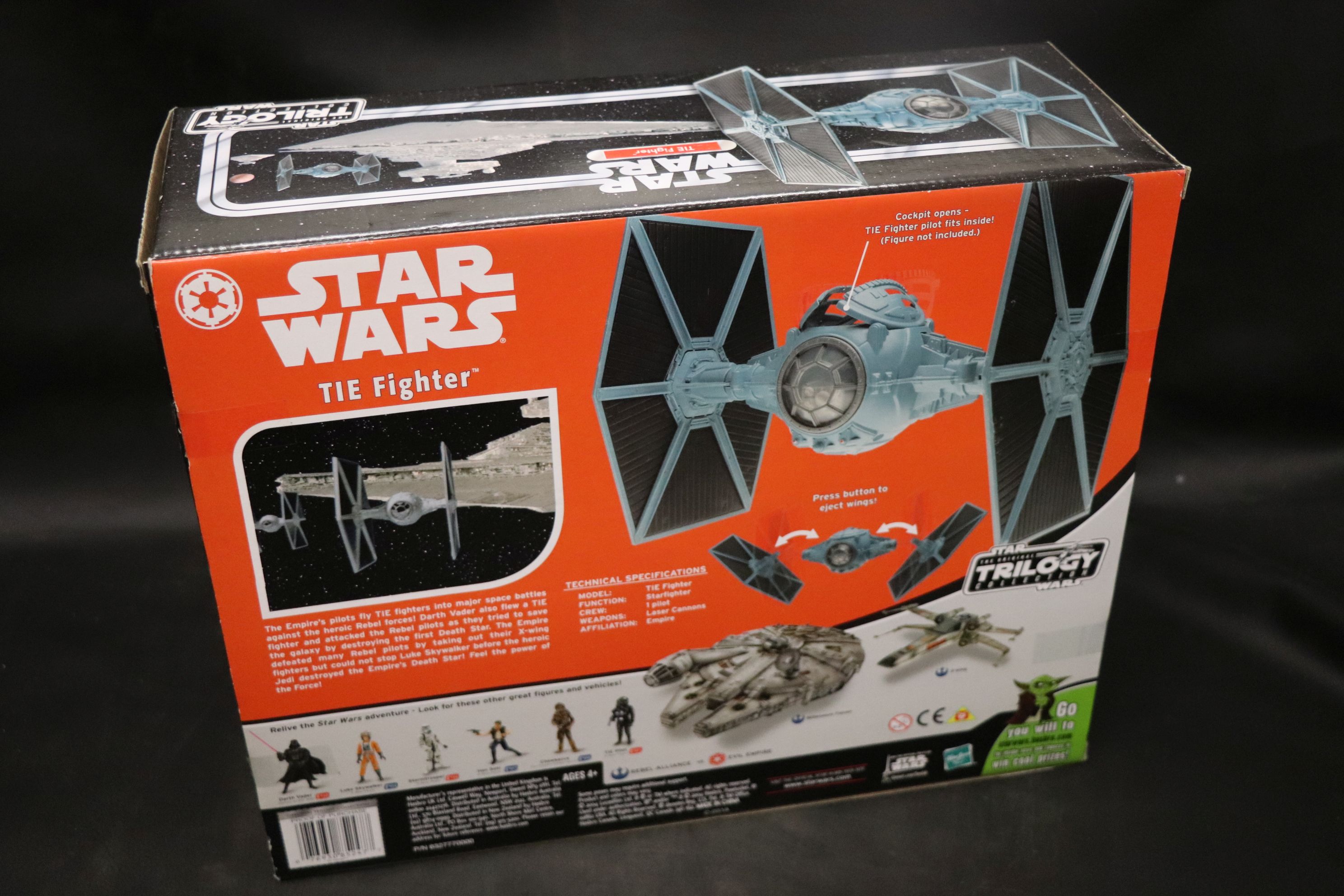 Boxed Hasbro Star Wars Original Trilogy Collection Tie Fighter in excellent condition - Image 4 of 4