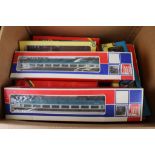 20 Boxed OO gauge items of rolling stock to include Hornby x 4, Triang x 5, Grafar x 4, Mainline