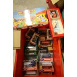 Diecast Vehicles - Mixed Lot of Boxed and Loose Vehicles including Boxed Bronco Bill's Circus Six