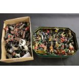 Collection of Lead Figures and Animals dating from Early 20th century including Native Americans,