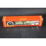 Boxed Hornby OO gauge R378 LNER Class D49/1 Loco Cheshire with smoke, with packet of Smoke Oil