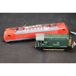 Two OO gauge engines to include Oiko DB 189008-6 and Hornby R156 D4093 Diesel
