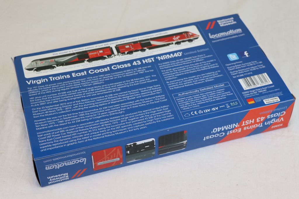 Boxed ltd edn Hornby Locomotion Exclusive Models OO gauge National Railway Museum R3502 Virgin - Image 3 of 4