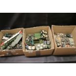 Collection of Diecast Military Vehicles including 25 Tanks including Corgi Centurion MKIII, Tiger 1,