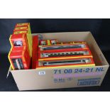 25 Boxed Hornby OO gauge items of rolling stock to include R4779 GWR Mk3 Buffet Car 40715, R4618