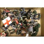 22 x W. Britains Napoleonic Officers on Horseback, 4 x W. Britains Nile Series Mahdists on Camels