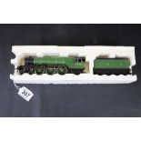 Hornby OO gauge Gladiateur LNER 2569 locomotive and tender in polystyrene packaging, no outer box