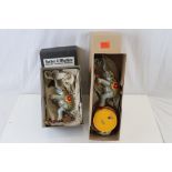 Two boxed German clockwork elephant toys to include Tucher & Walther Skiing Elephant and Elephant on