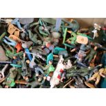 Collection of Plastic Toy Soldiers and Figures including a few Britains and Deetail