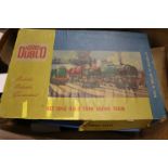 Collection of Hornby Dublo and OO gauge model railway to include 3 x engines, rolling stock and