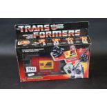 G1 Transformers - Original boxed Hasbro Takara Transformers Autobot Blaster with weapon,