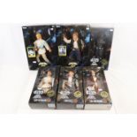 Four boxed Kenner Collector Series figures to include Obi-Wan Kenobi, Luke Skywalker, Han Solo &