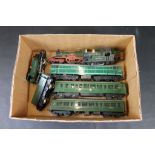 Seven OO gauge engines to include Triang R157/158 M79629 & M79528, Triang R357 D5572, Hornby GWR