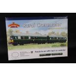 Boxed Bachmann OO gauge 30160 Rural Commuter train set 8 DCC appearing complete other than a few