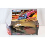 Boxed Mattel He Man Masters of the Universe Land Shark Evil Monster Vehicle in gd condition with