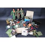 Collection of original Palitoy Action Man to include weapons, outfits and accessories plus an
