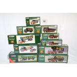 10 Boxed Corgi Eddie Stobart models to include 97369, 19801, 23101, 14301, 30202, 31704, 13601,