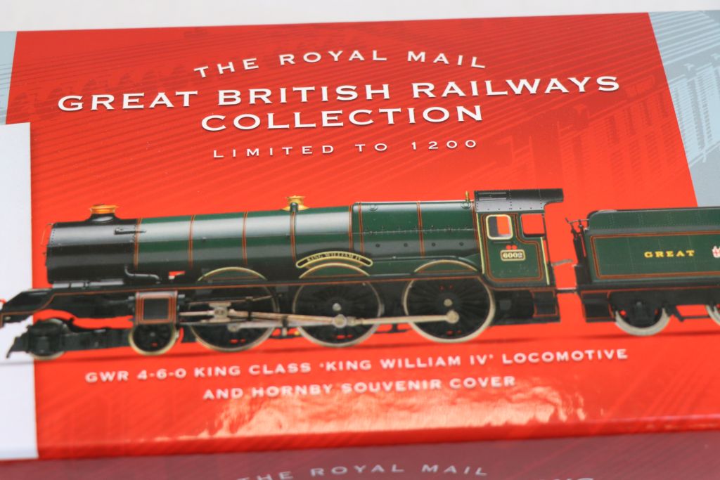 Boxed Hornby OO Gauge ltd edn The Royal Mail Great British Railways Collection GWR 4-6-0 King - Image 4 of 4