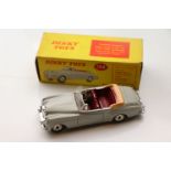 Boxed Dinky 194 Bentley Coupe in grey with maroon interior and original driver
