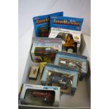 Nine boxed & carded diecast tractors to include ERTL International Cub Tractor 1964-1976, ERTL