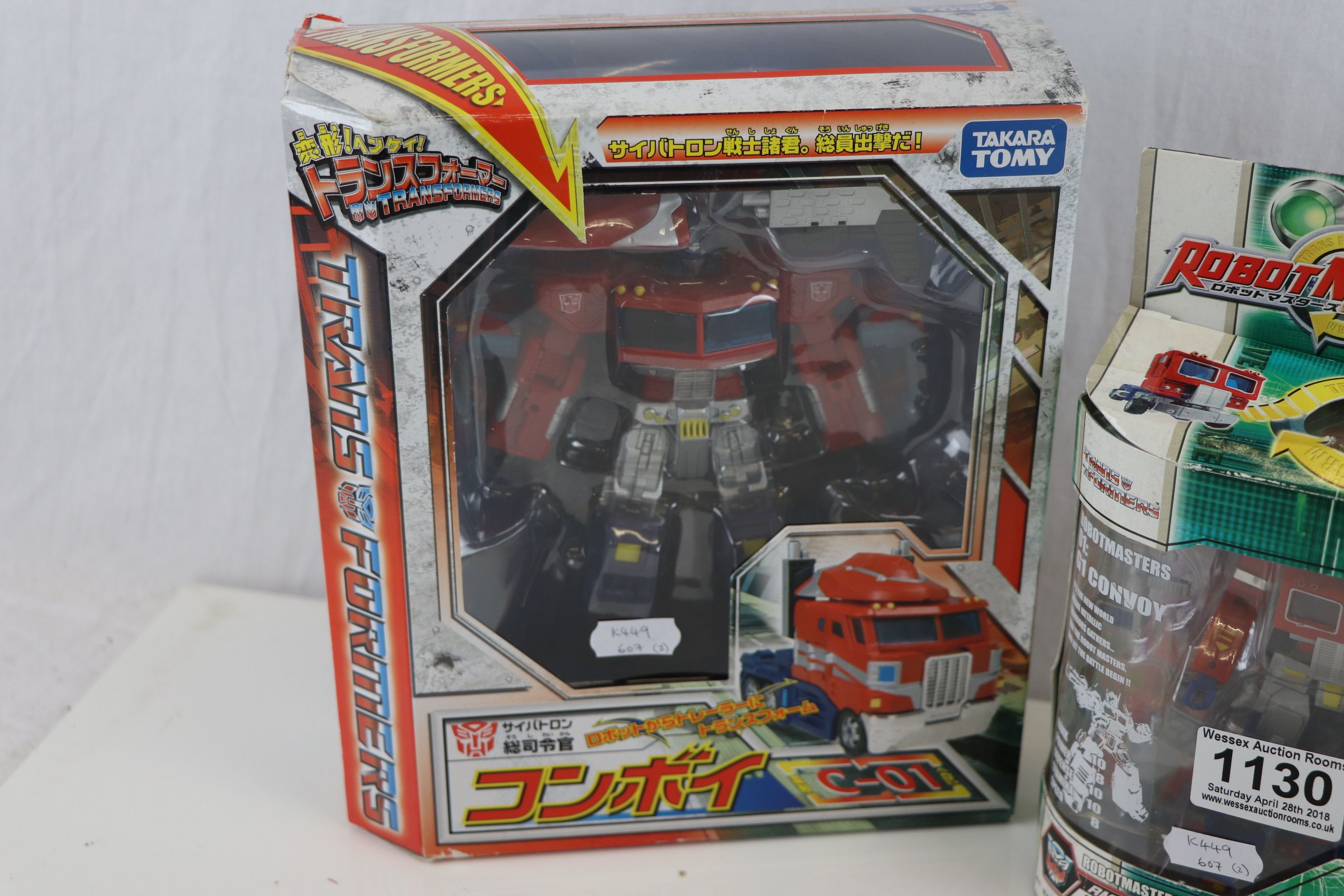 Two boxed Takara Japanese Transformers Optimus Prime figures to include C-01 and Robot Masters 01 - Image 2 of 4