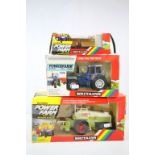 Three boxed Britains Motorised Power Farm vehicles to include 9323 Claas Self-propelled forage