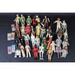 Collection of original Star Wars action figures (approximately 35), play worn, no accessories,