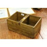 Vintage pine trug from R.W. Larkins London