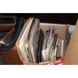 Box of mixed ephemera to include posters, photographs, citation, calendar etc