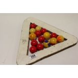 Two Sets of Billiard Balls and a Square