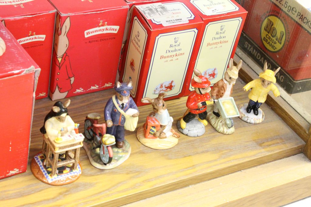 Collection of 10 Boxed Royal Doulton Bunnykins figures to include a Mechanics group "Just Like New" - Image 4 of 4