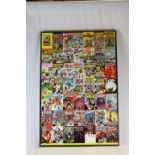 Large Framed Marvel Comics Poster Print