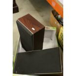 Pair of Danish Bang & Olufsen ' Beovox S25 ' Speakers in Rosewood Effect Cases, Type 6310