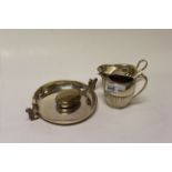 James Dixon & Sons Four Piece Silver Plated Tea Service together with Two Silver Plated Jugs,