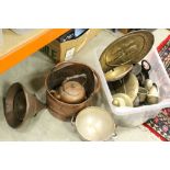 Mixed Lot of Silver Plate, Copper and Metalware