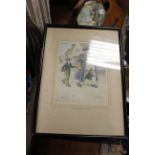 Quantity of Charles Dickens Framed and Glazed Pictures