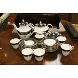 Royal Doulton ' Carlyle ' Part Tea Service comprising Tea Pot, Coffee Pot, Lidded Sugar Bowl, Milk