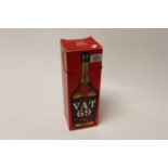 Vintage Bottle of VAT 69 Scotch Whiskey, 35 fl ozs in it's original presentation box