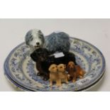 Collection of vintage ceramic Animal figurines to include; Beswick, Royal Doulton, Border Fine