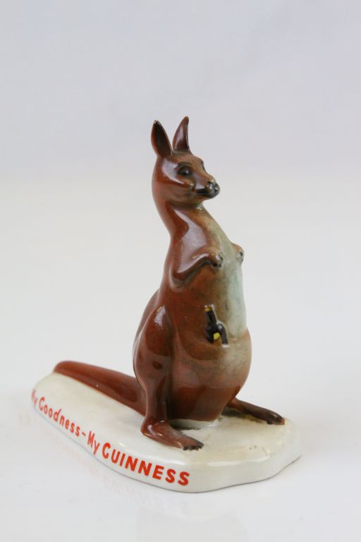 Two vintage Carlton Ware ceramic Guinness models, a Kangaroo with bottle of Guinness GA 2197 D, - Image 3 of 5