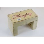 Wooden Painted ' Naughty Step '