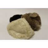 Asos Faux Fur Wrap, 2 x Kangol Hats, 2 Fur Hats and another