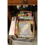 Box of mixed vintage Jigsaw Puzzles