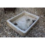 Old Glazed Stoneware Sink